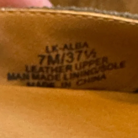 Lucky Brand | Alba Skimmer D'Orsay Flats - Metallic Pewter, Size 7 - Picture 7 of 7